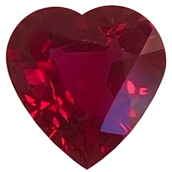 Ruby 7.4x7.3mm Heart Shape 1.34ct