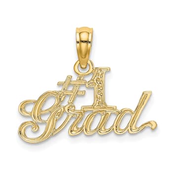 14K Yellow Gold #1 GRAD Charm
