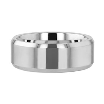 CORINTHIAN Beveled Tungsten Carbide Ring 8mm