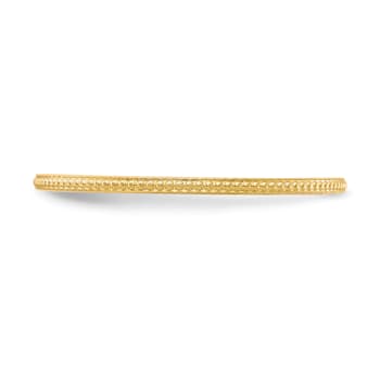 10K Yellow Gold 1.2mm Bead Stackable Expressions Band