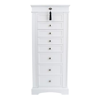 Mele and Co Olympia Armoire in White