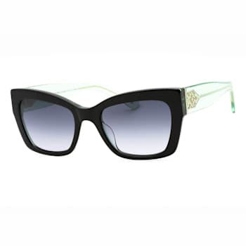 Kate Spade VALERIA Cat Eye Black Frame / Dark Gray Lenses Sunglasses