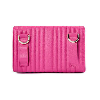 Mimi Pink Crossbody Bag with Wristlet