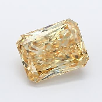 1.14ct Deep Yellow Radiant Cut Lab-Grown Diamond VS1 Clarity IGI Certified