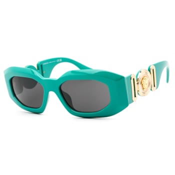 Versace Green Frames / Dark Gray Lenses Sunglasses