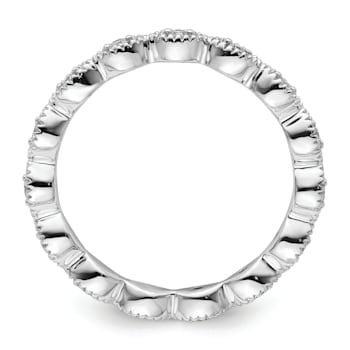 Sterling Silver Stackable Expressions Diamond Ring 0.195ctw