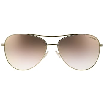 Coach Women's Fashion 58mm Shiny Light Gold Sunglasses | HC7079-90056F-58