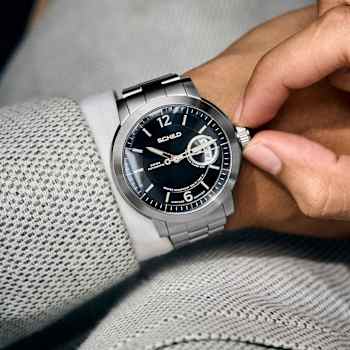 Schild Heinrich Minimal Swiss Black Dial White Stainless Steel Band
Automatic Limited Edition Watch