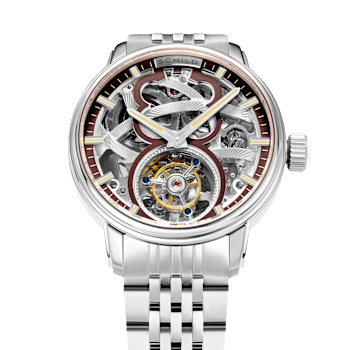 Schild Maximillian Tourbillon Red Dial White Stainless Steel Band
Limited Edition Watch