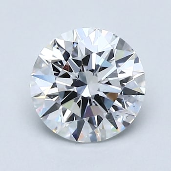 1.13ct White Round Mined Diamond D Color, SI1, GIA Certified