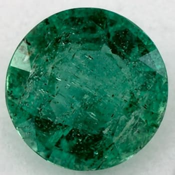 Zambian Emerald 6.5mm Round 0.87ct