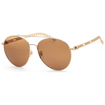 Gucci Women's Fashion 61mm Gold Sunglasses | GG0725S-002