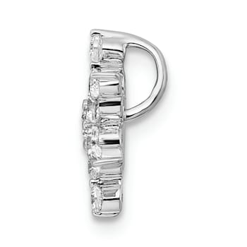 Rhodium Over 14K White Gold Lab Grown Diamond SI1/SI2, G H I, Star
Pendant 0.50ctw