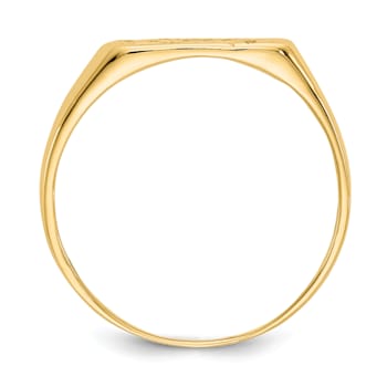 14K Yellow Gold Baby Ring