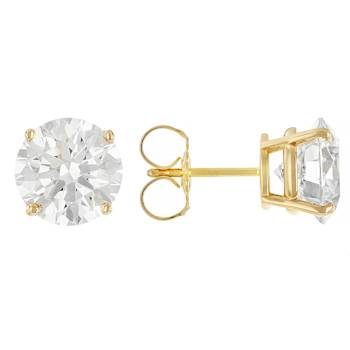 Lab-Grown Diamond Stud Earrings In 14K Gold 5.00ctw
