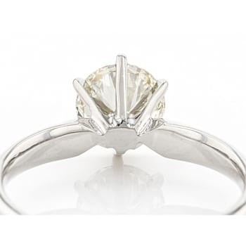 Jtv diamond top solitaire rings
