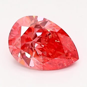 1.23ct Vivid Pink Pear Shape Lab-Grown Diamond VS1 Clarity IGI Certified