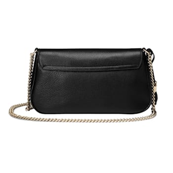 Gucci Soho Disco GG Black Calf Leather Tassel Chain Crossbody Bag