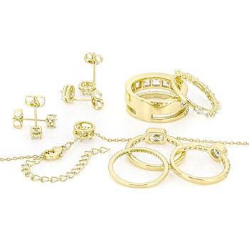 8-piece Jewelry Gift Set In Gold Tone