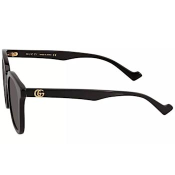 Gucci Black Frame / Gray Lens Sunglasses