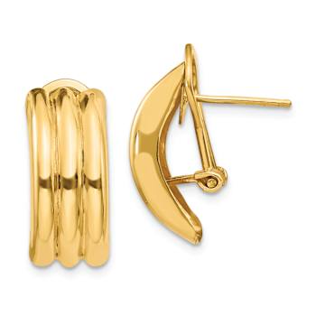 14k Yellow Gold Stud Earrings