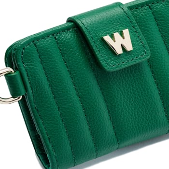 Mimi Green Credit Card Holder with Wristlet