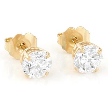 Lab-Grown Diamond Stud Earrings In 14K Gold 1.50ctw