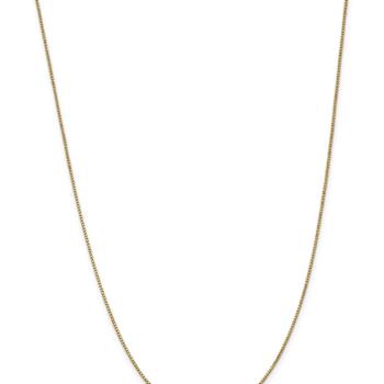14k Yellow Gold 1.0mm Box Chain 26"