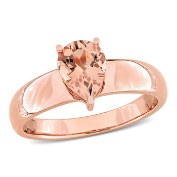 Morganite 14K Rose Gold Ring 1.00ctw