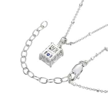 White Cubic Zirconia Platineve® Pendant With Chain 2.91ctw