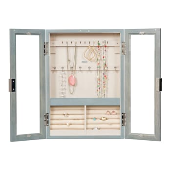 Mele and Co Leia Hanging Jewelry Cabinet