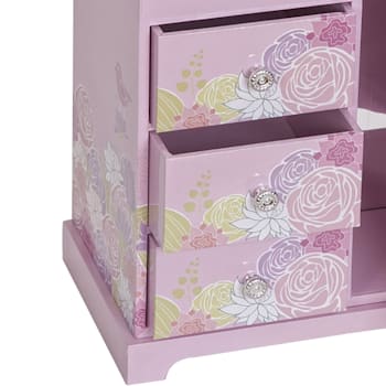 Mele and Co Pearl Girls Musical Ballerina Jewelry Box