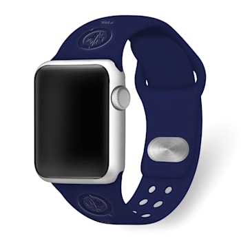 Gametime NHL Winnipeg Jets Debossed Silicone Apple Watch Band (42/44mm
M/L). Watch not included.