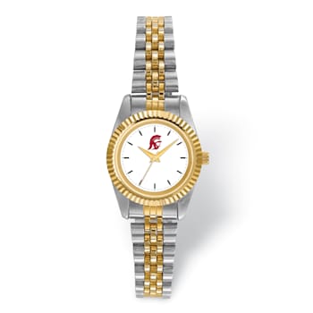 LogoArt University of Southern California Pro Two-tone Ladies Watch