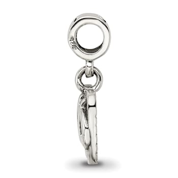Sterling Silver Flip Flops Dangle Bead