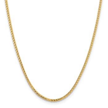 14K Yellow Gold 3mm Franco Chain Necklace