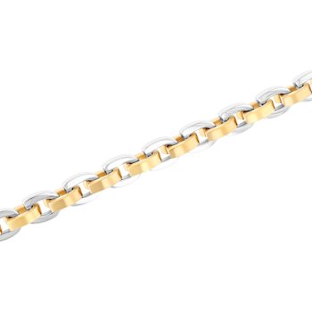 Robert Alton Men's Two-Tone Horseshoe Link 10mm Bracelet In Two-Tone
Stainless Steel
