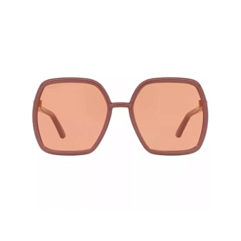 Gucci Pink Frame / Orange Lens Sunglasses