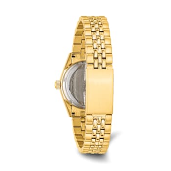 Mens Charles Hubert IP-plated Gold-tone Dial Watch