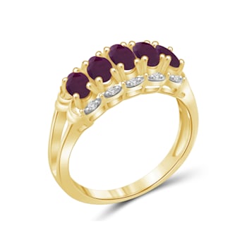 Red Ruby 14K Gold Over Sterling Silver Ring 1.63ctw