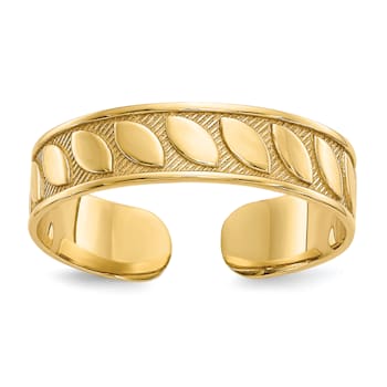14K Yellow Gold Toe Ring