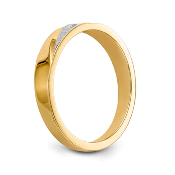 14K Yellow Gold AA Quality Ladies Wedding Band