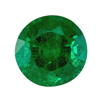 Zambian Emerald 5mm Round 0.52ct