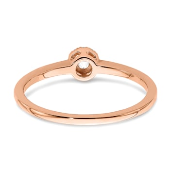 14K Rose Gold First Promise Diamond Promise/Engagement Ring 0.10ctw