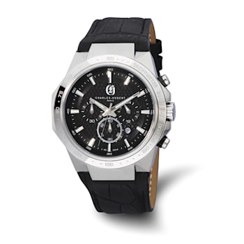 Charles Hubert Men's Stainless Steel Chronograph Black Dial
Solar-powered Watch