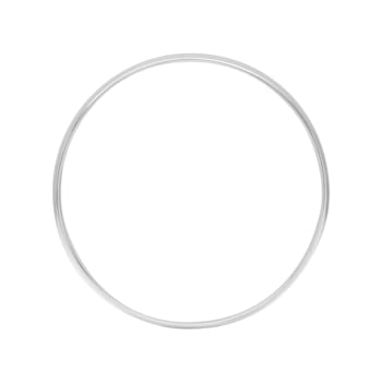 4mm Lightweight Ladies Wedding Band in 10k White Gold
