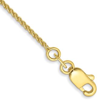 10k Yellow Gold 1.05mm Spiga Link Bracelet