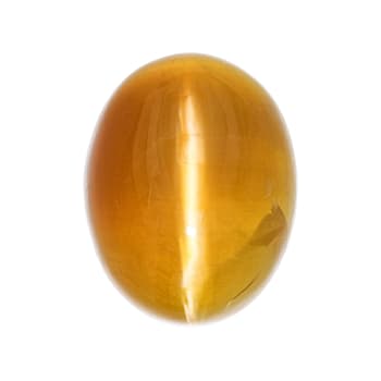 Fire Opal Cat's Eye 9x7mm Oval 1.75ct