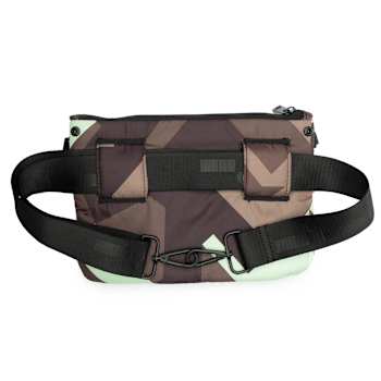 GO Dash Dot Puffle Handbag in Camo Mint