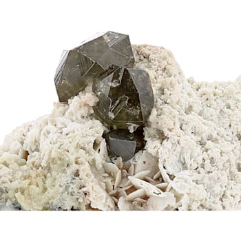 Andradite Crystal In Matrix Mineral Specimen